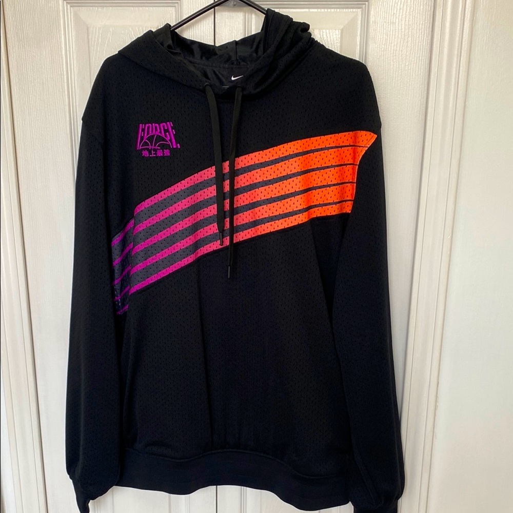 Nike Mesh Sweatshirt with Diagonal Stripes